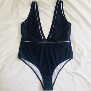 NWT Cupshe Navy One Piece